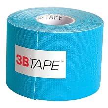 3B Scientific S-3BTBLN Blue Cotton Rayon Fiber Kinesiology Tape, 16' Length x 2" Width