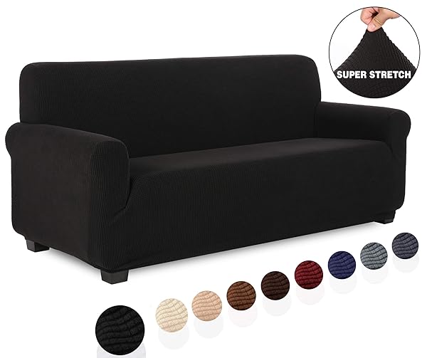 Tianshu Stretch Jacquard Couch Cover 1 Piece Couch Cover For Sofa