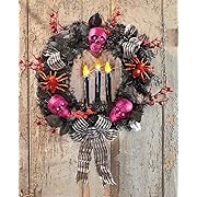 Halloween Skull Wreath