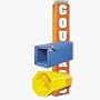 Gym Mats Wall Mats Post Pads Custom Lettering For Flaghouse Padding Pilaster Protective Wraps - Pre - Fitted Post Pads And I - Beam Pads