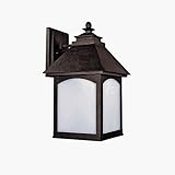 Capital Lighting - 9053RI-GD - 1 Light Outdoor Fixture GU24 Base - 23 Watt - Rustic Iron Finish