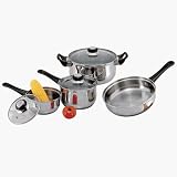 Fntinc 02207 7Pc Cookware Set - Bakelite Handle
