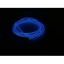 Fortune Products ELFW-3.2-2B Electroluminescent Flash Wire, 3.2mm Diameter x 2 yd Length, Blue