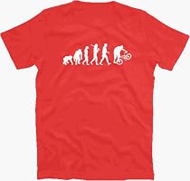 BMX evolution of moving speedbike extreme sports Kinder T-Shirt 104-164 Rot 164
