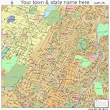 Street & Road Map of Montclair, New Jersey NJ - Printed poster size wall atlas of your home town