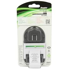 Energizer CHVCWB2 Overnight NiMH AA/AAA Charger With 2 2000mAh AA Batteries