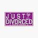 Beistle - 57115 - Just Divorced License Plate Cutout- Pack of 12