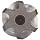 Alvord Polk 155-2 High-Speed Steel Taper Pin Reamer, Left Hand Spiral Flute, Round Shank, Uncoated (Bright)