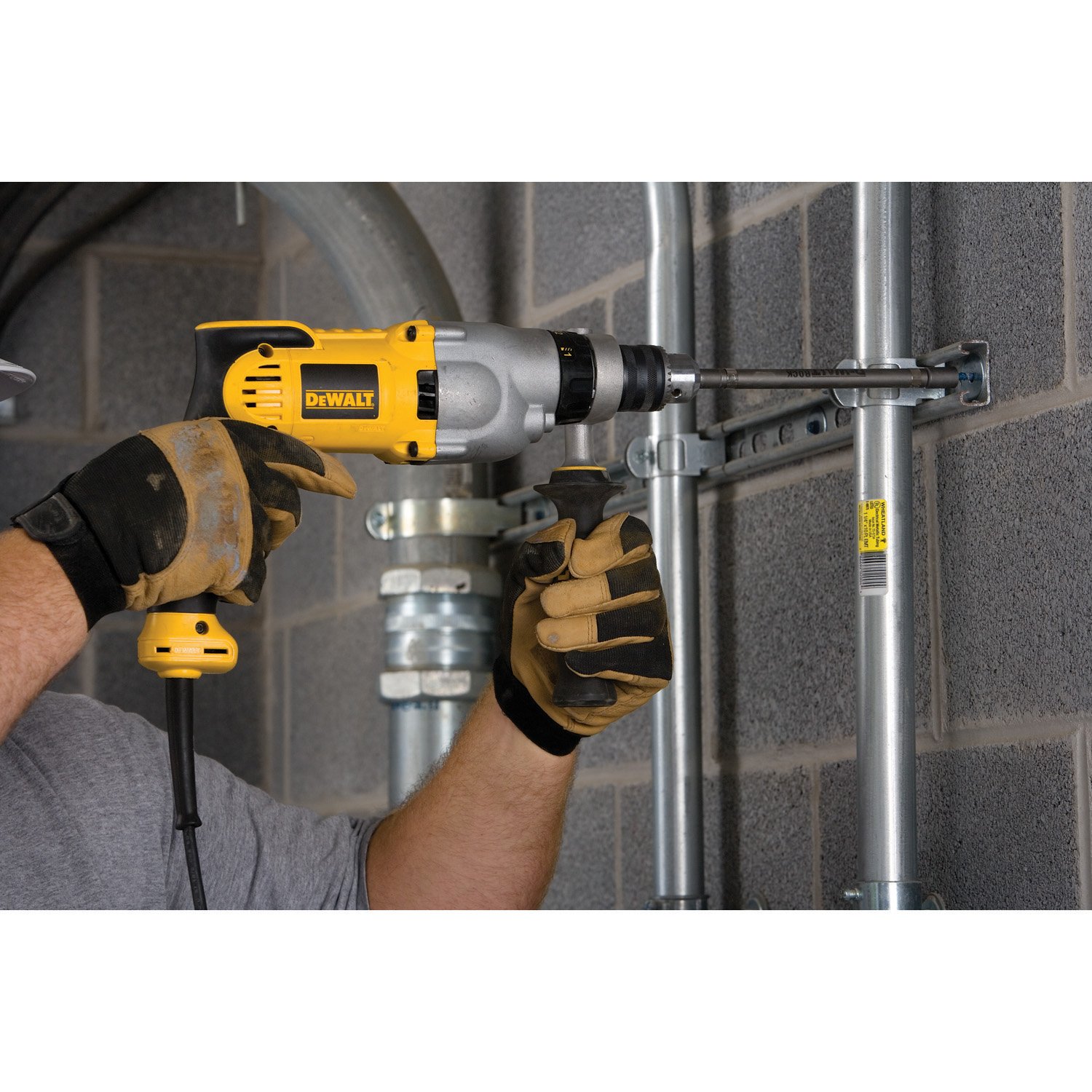 DEWALT DWD520K 1/2Inch VSR Pistol Grip Hammerdrill Kit , New, Free