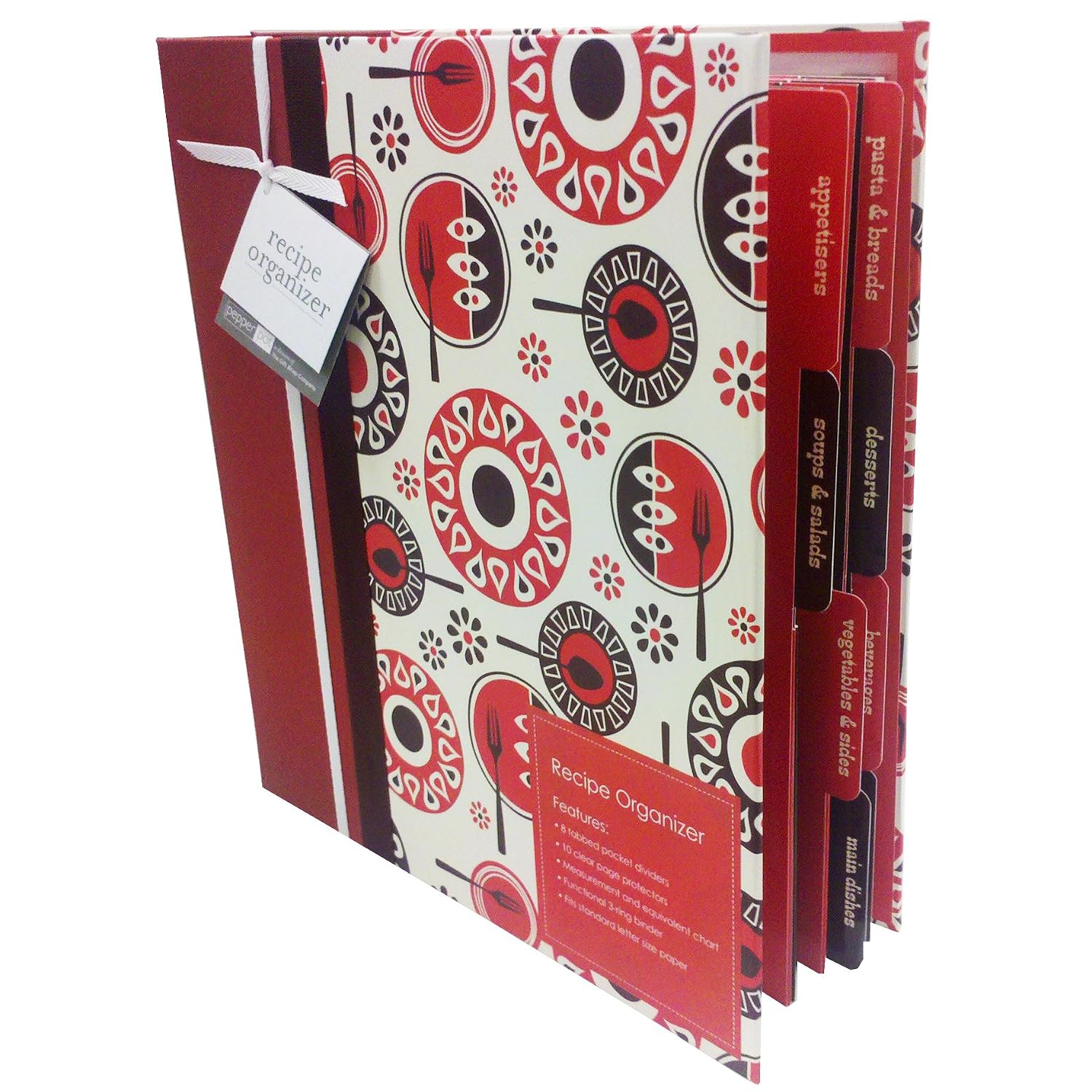 retro binder, retro recipe book, retro recipe binder, recipe binder