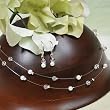 White Illusion Jewelry Set