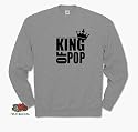 KING OF POP michael jackson Sweat Grey XL