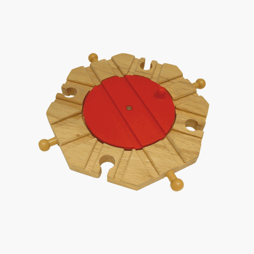 Childrens Toyshop  Toys : Wooden Train Track - Eight Way Turntable (compatible with other leading brands) - Bigjigs Rail
