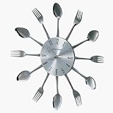 Spoon and Fork Wall Clock