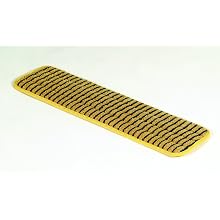 Rubbermaid Commercial FGQ81000 Hygen Microfiber Single-Sided Super Scrubber Mop, 20" Length x 5.5" Width x 0.5" Height, Yellow