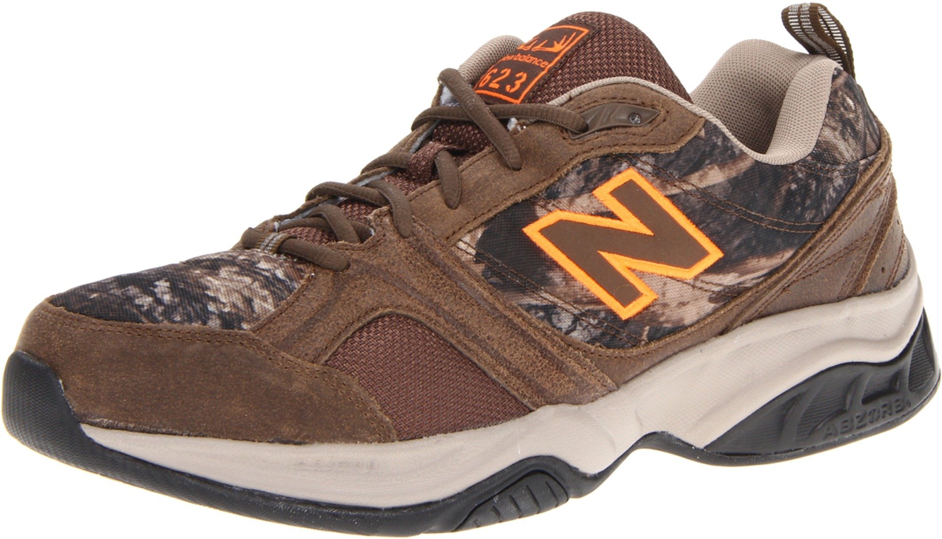 New Balance Men's MX623v2 CrossTraining Shoe, Brown/Orange, 9.5 4E US