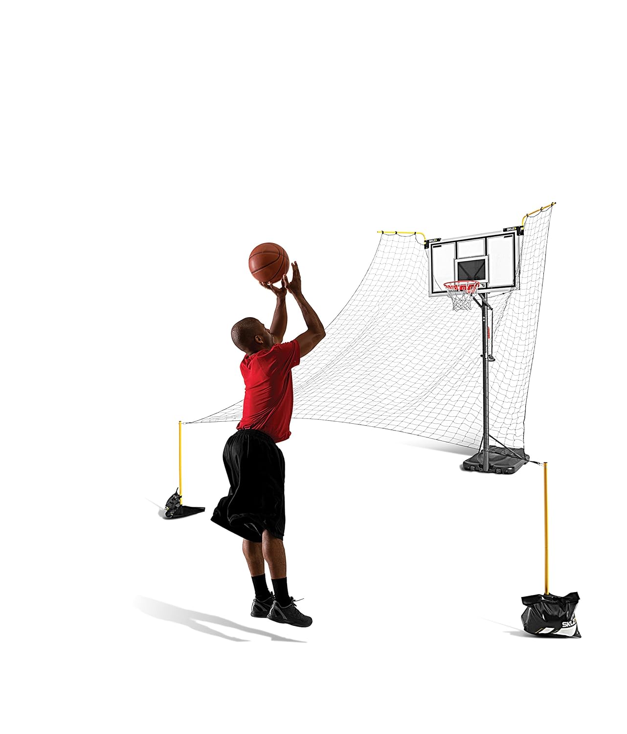 Basketball Return Net Hoop Backboard Shooting Training Aid