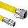 Goodyear EP Spiraflex Yellow Heavy Duty PVC Water Suction/Discharge Hose Assembly, Aluminum Cam And Groove Couplings, 200 PSI Max Pressure