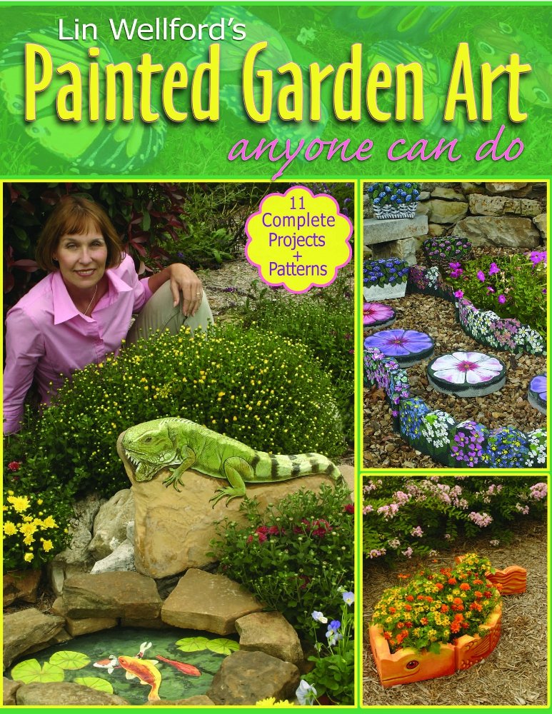Amazon.com: Lin Wellford's Painted Garden Art Anyone Can Do ...