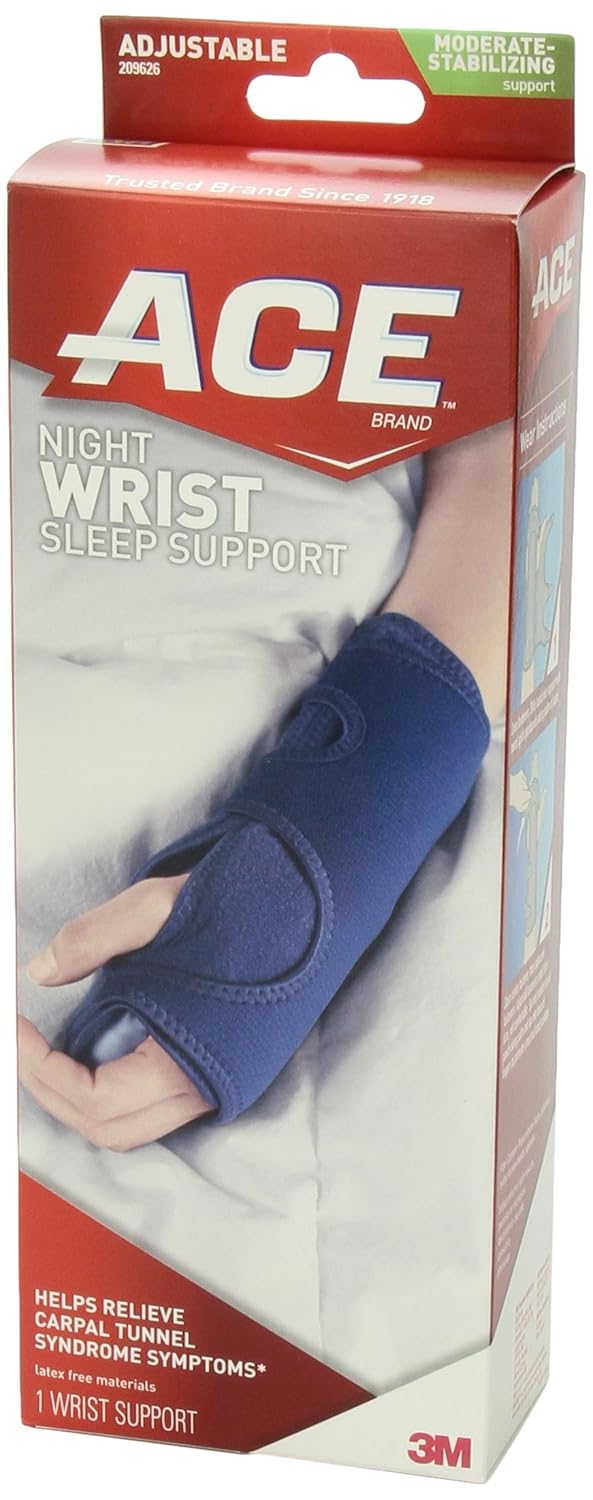 ACE Night Wrist Sleep Support , New, Free Shipping eBay