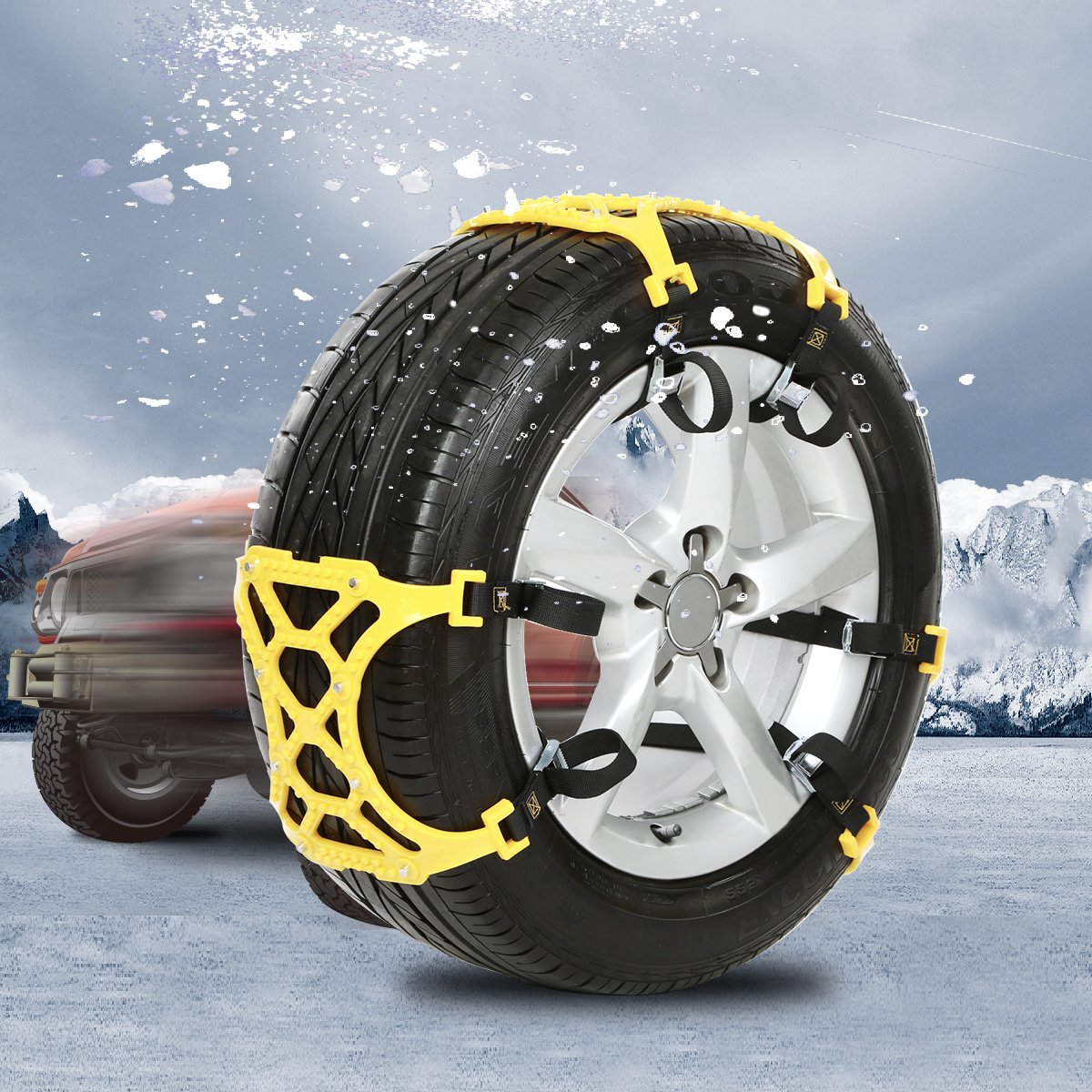 Anti Snow Chains of Car ,SUV Chain Tire Emergency Thickening AntiSkid