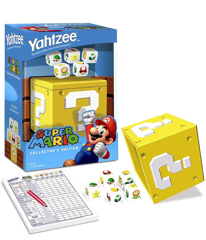 Amazon.com: Yahtzee Super Mario: Game: Toys & Games