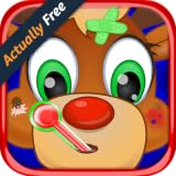Christmas Pet Vet - Animal Doctor Reindeer, Dog, Snow Yeti & Zoo Hospital Surgery Boy and Girl Kids Game FREE