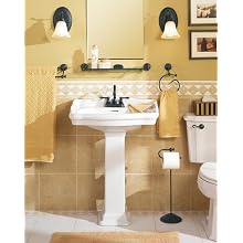 Moen DN4990BK Sienna Vanity Shelf, Matte Black