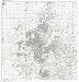 Oklahoma City, OK Street Detail Metro Area LAMINATED ZIP Code Map, wall sized print by WorkingMaps, Measured in inches 39x41.