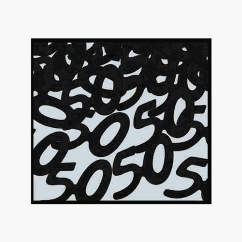 Beistle - 50627-BK - Fanci-Fetti - 50 Silhouettes- Pack of 12
