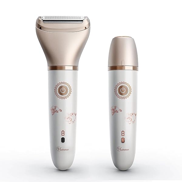 Hatteker Electric Ladies Shaver Portable Painless Facial Hair