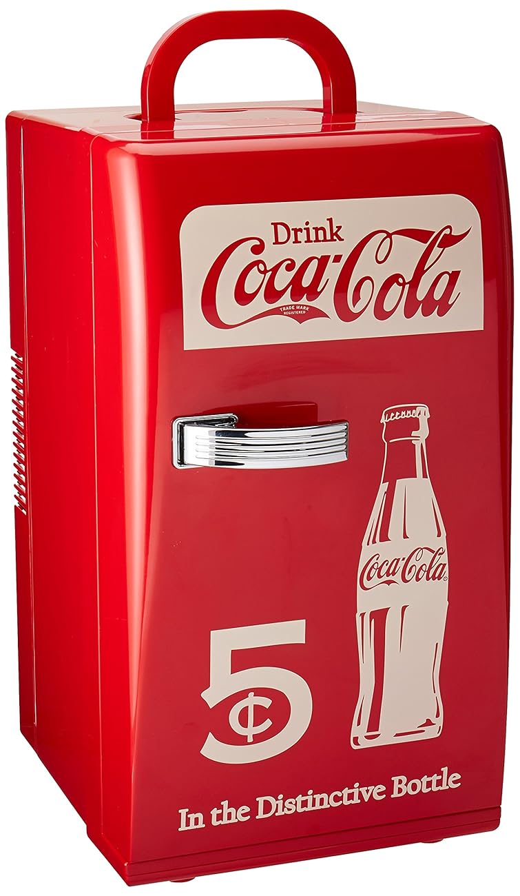 Coca Cola CCR12 Retro Fridge, Red