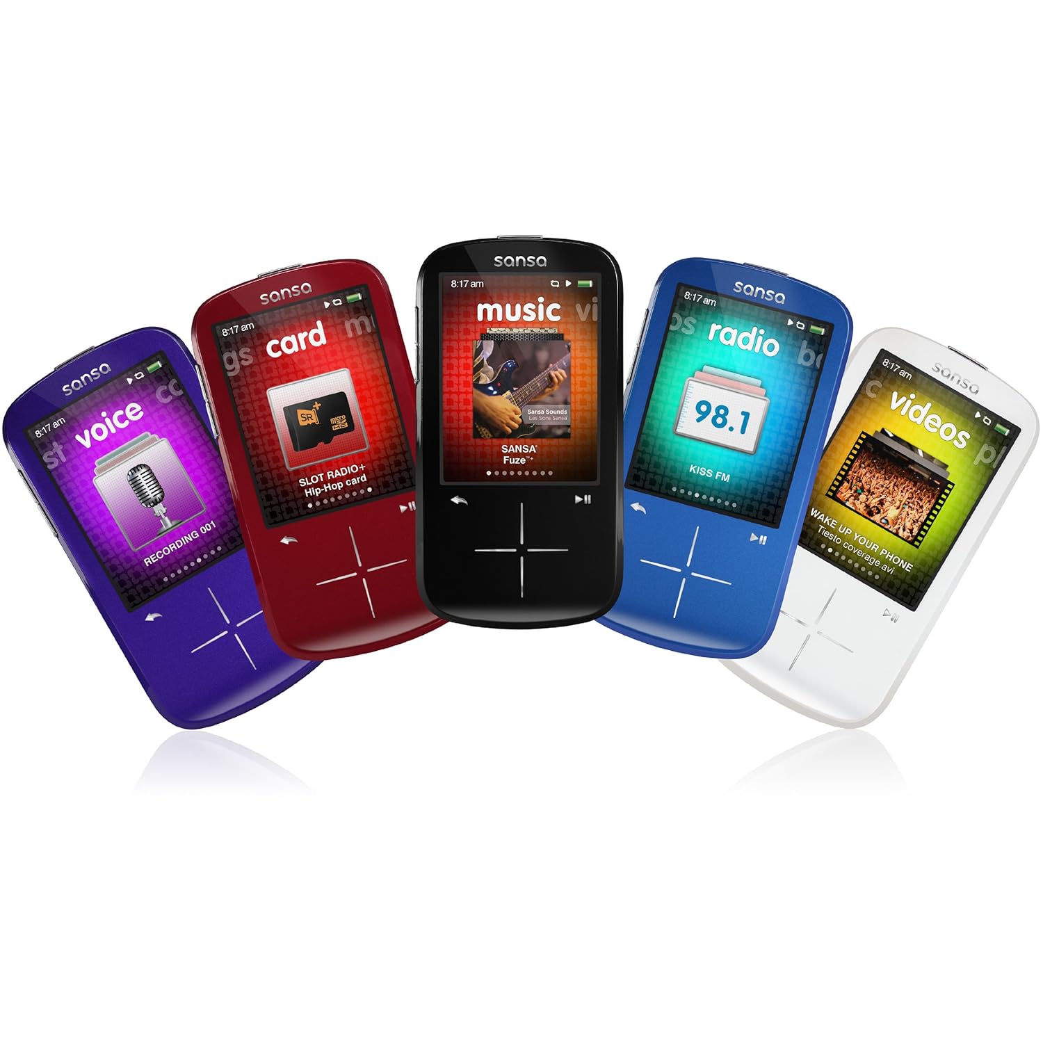 Sansa MP3 8GB Sansa Fuze+ 8 GB MP3 Player