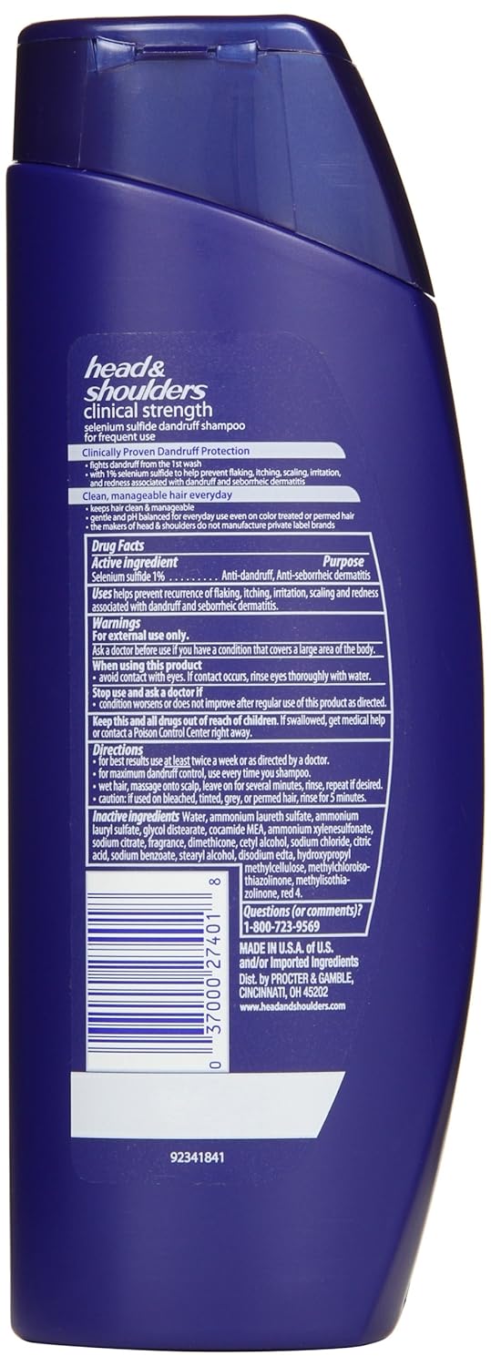 2 Head & Shoulders Selenium Sulfide Clinical Strength Dandruff Control
