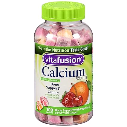 buy Vitafusion Calcium 500 mg Creamy Swirled Fruit Gummies