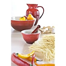 Le Creuset Stoneware 2-1/4-Quart Pitcher, Cherry