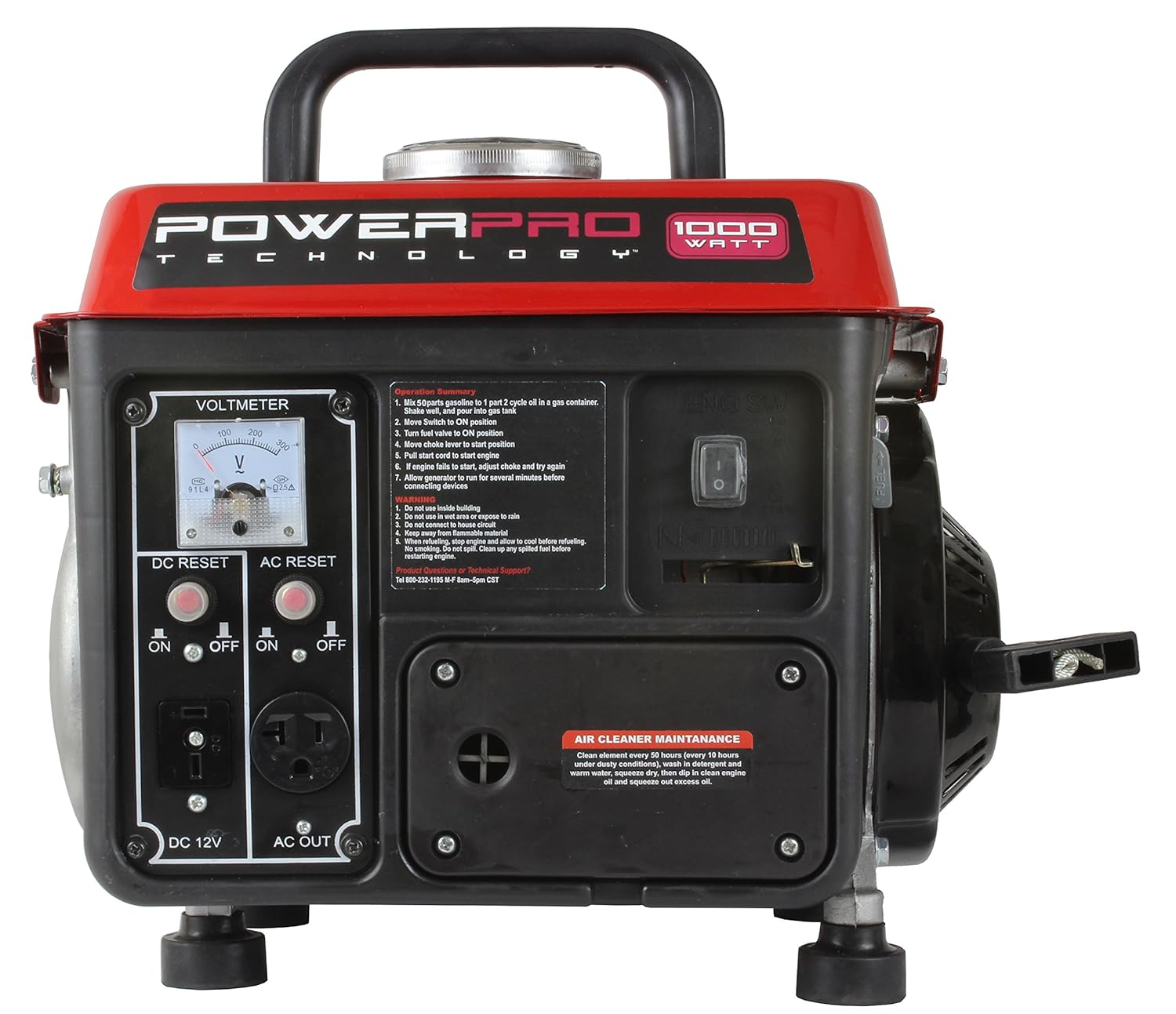 NEW Portable 2Stroke Generator 1000W PowerPro 56101 Tailgating