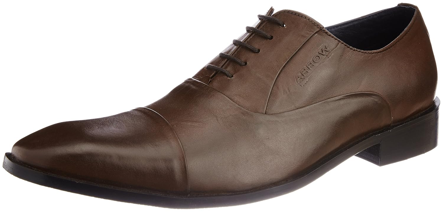 Arrow Men's Leather Formal Shoes on Amazon India