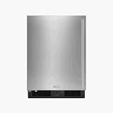 Jenn-Air JUR248LBES 24 Built-in Compact Refrigerator with 5.7 cu. ft. Capacity, 3 Spill-Proof Glass Shelves, Slide-Out Wire Basket, Adjustable Door Bins and Left Hinged Door: Stainless Steel