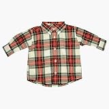 Hartstrings red/grn/white plaid shirt