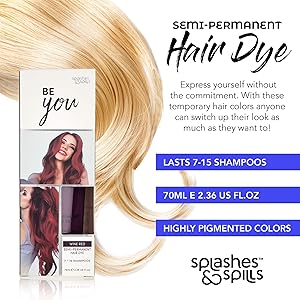 Semi Permanent Hair Dye Vibrant 2 36 Oz Tubes Temporary Hair