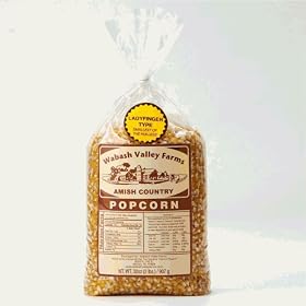Wabash Valley Farms, 2 lbs bag of Ladyfinger Specialty Hulless Amish Popcorn