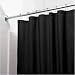 Waterproof Shower Curtain/ Liner (Black)