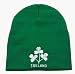 IRELAND RUGBY LOGO BEANIE (GREEN)