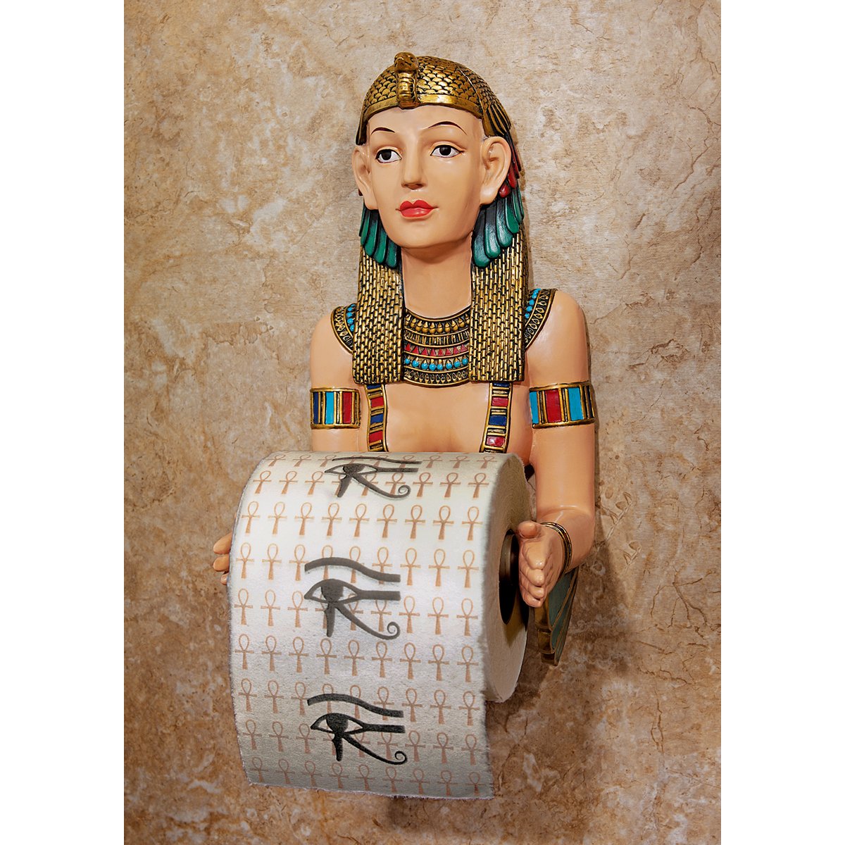外观党:Toscano 托斯卡诺 Kinght Bath Tissue Holder 哥特风格骑士卫生卷纸架