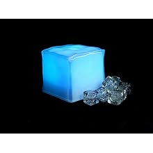 Fortune Products MC-RGB4 Deco Cube Lighted Table Centerpiece, 4" Length x 4" Width x 4" Depth