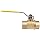 Apollo 64-100 Series Brass Ball Valve, Two Piece, Inline, Lever, NPT Female