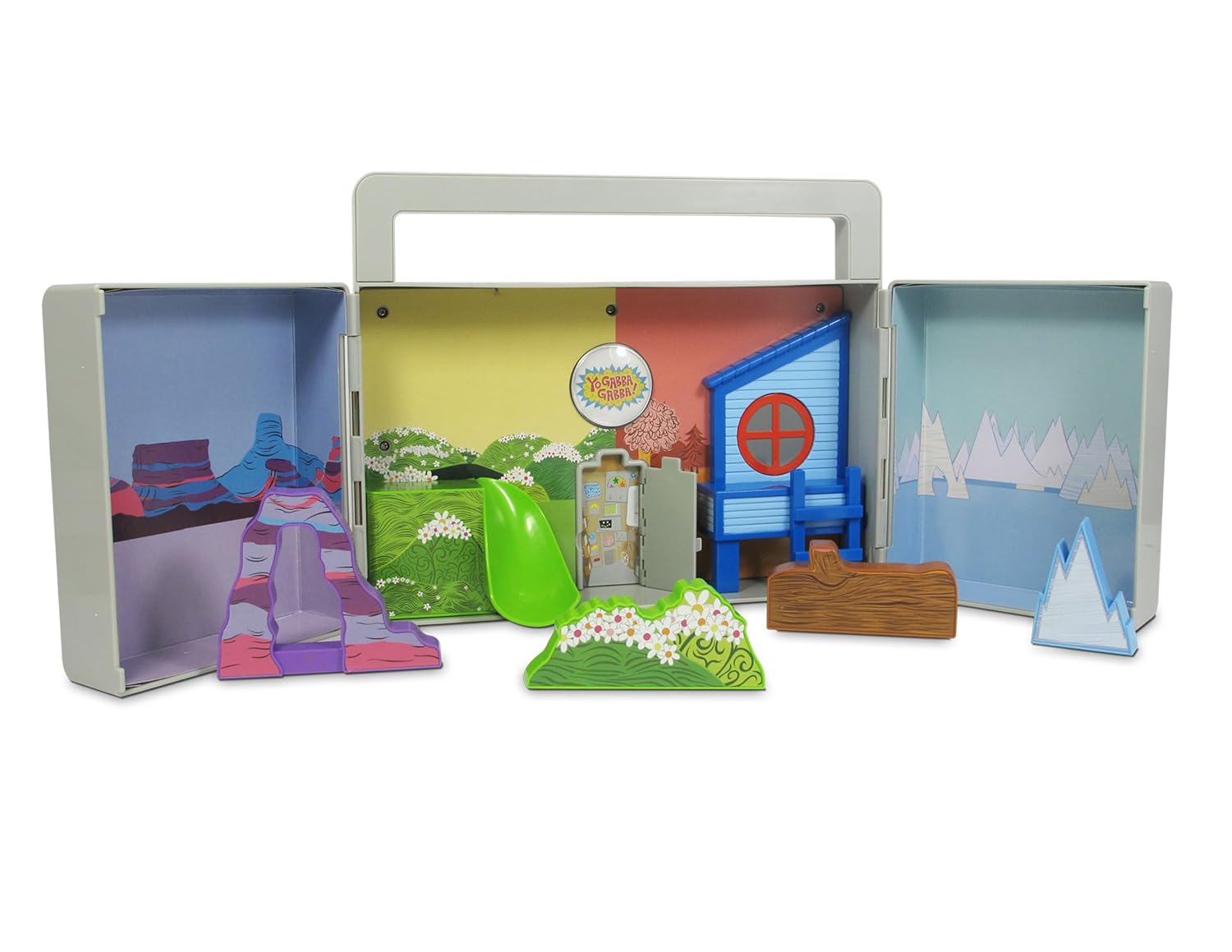 YO GABBA GABBA Boombox Carry Playset , New, Free Shipping eBay