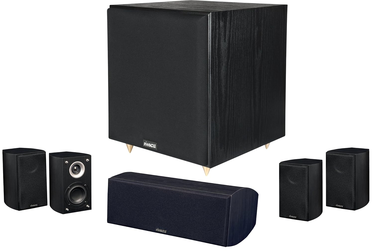 Pinnacle Speakers S Fit SYS 6000 Audiophile Home Theater Speaker System
