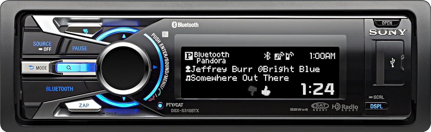 Amazon.com: Sony DSXS310BTX Bluetooth Digital Media Car Stereo ...